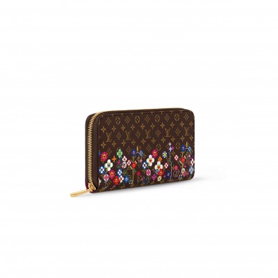 LOUIS VUITTON MURAKAMI LV × TM ZIPPY WALLET M14162 (19.5*10.5*2.5cm) 